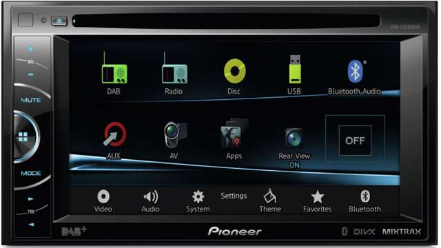 Pioneer AVH-X3500DAB DVD\CD\MP3 Receiver With Bluetooth & DAB
